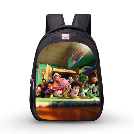 Toy Story Rucksack – Gruppe versteckt unter Pappe