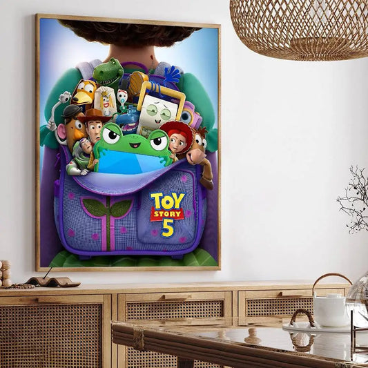 Toy Story 5 Wandaufkleber – Umhängetasche Szene