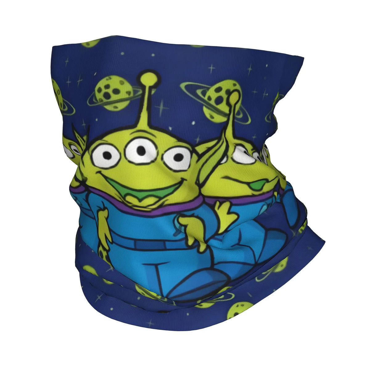Alien Choker - Midnight Blue Planets Background Duo
