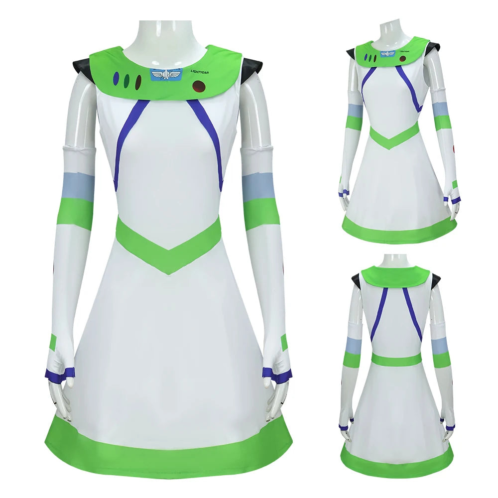 Costume Buzz Lightyear - Abito Tuta Donna Set Completo