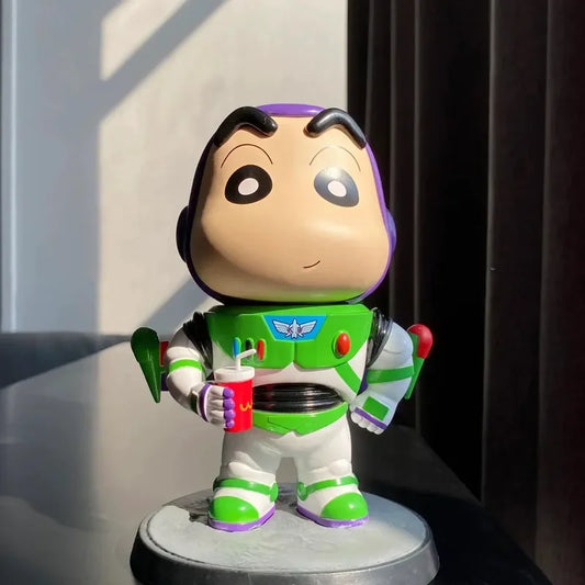 Figurine Buzz l'Éclair - Cosplay Shin Chan Combinaison Space Ranger