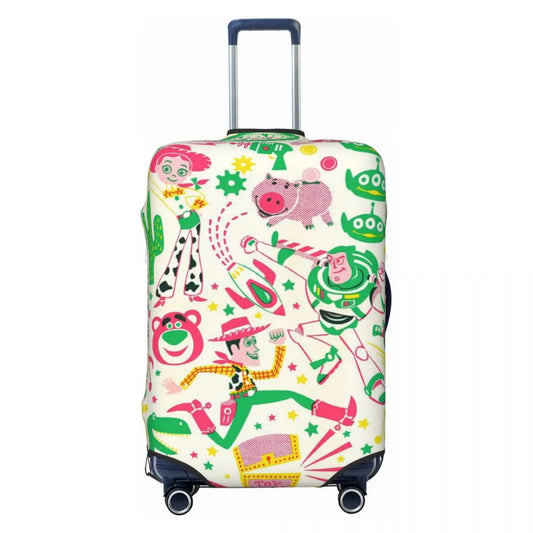 Toy Story Koffer – Woody Jessie Buzz Lotso Retro-Pastel