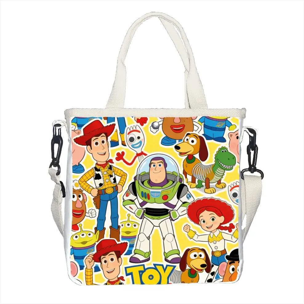 Borsa Tote Toy Story - Gruppo Completo Woody Buzz Jessie Forky