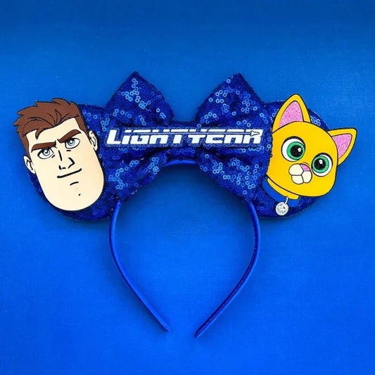 Lightyear-Stirnband – Buzz Human und Sox die Roboterkatze