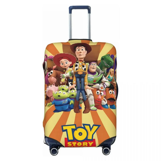 Toy Story Koffer – Orange Sun Hintergrund Gruppenlogo