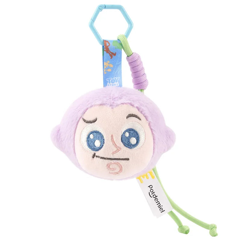 Buzz Lightyear Schlüsselanhänger – Toy Story Fluffy Ribbon Plüschkopf