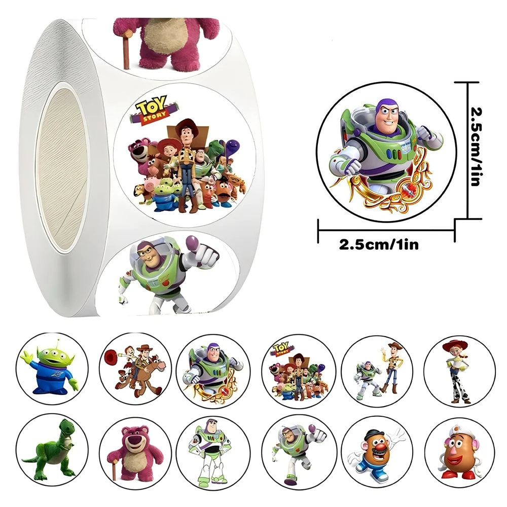 Toy Story Aufkleber – 500-teilige Multi-Charakter-Wurf
