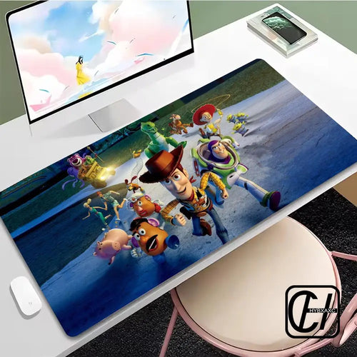 Tappetino Mouse Toy Story - Gruppo Toy Story 4, sfondo notturno