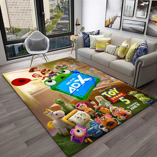 Toy Story 5 Wohnzimmermatte – 4DX Trixie- und Seerosenblatt-Poster