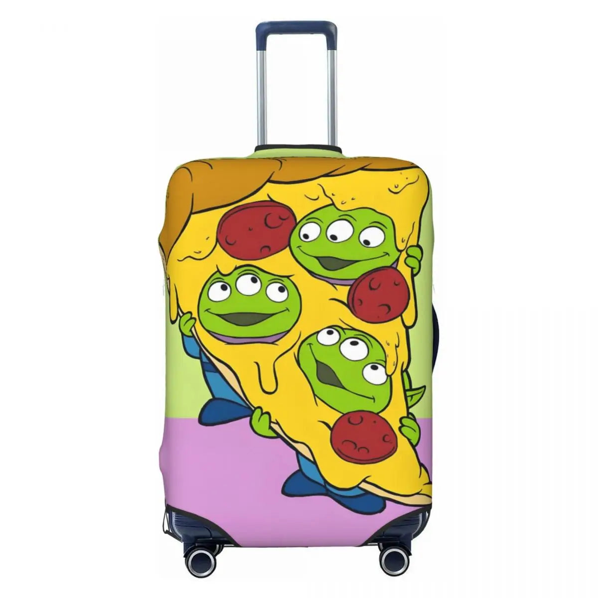 Valise Alien - Illustration Part de Pizza Pepperoni