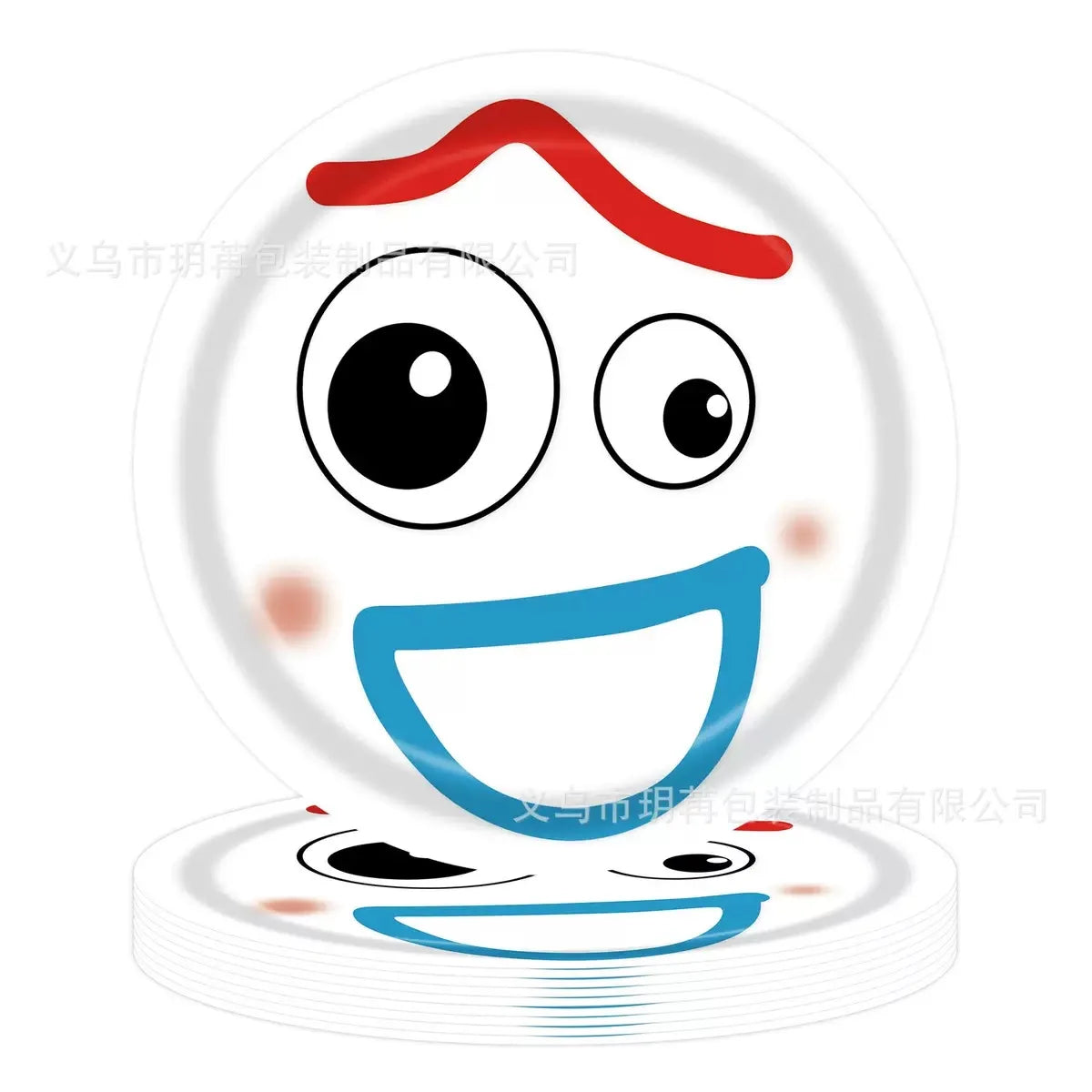 Toy Story Plate - Smiling Face Cartoon Style 10pcs