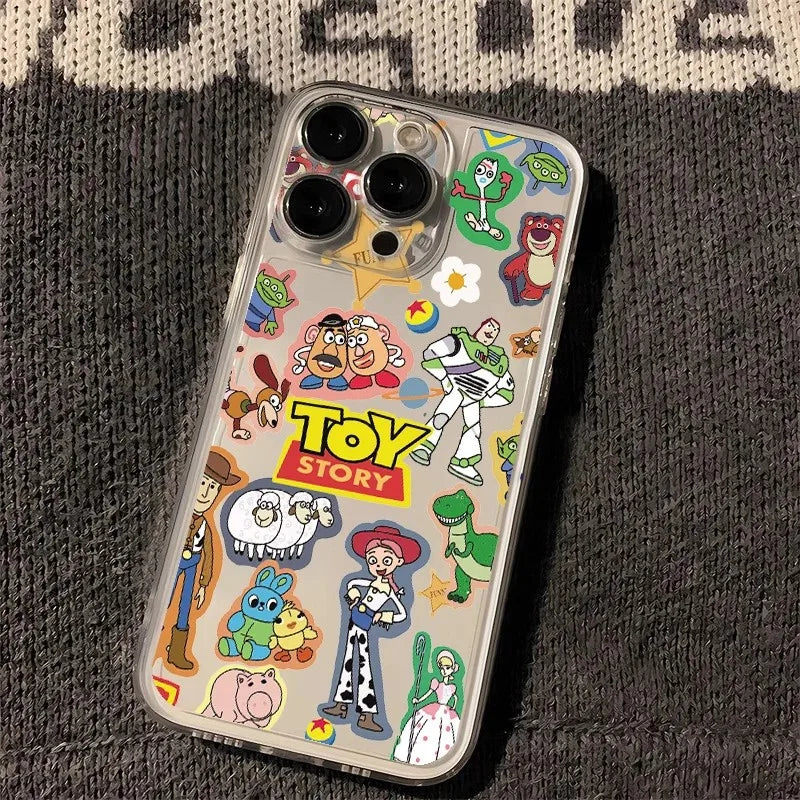 Toy Story iPhone-hoesje - Eenvoudige stijl stickercollage