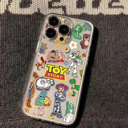 Toy Story iPhone-hoesje - Eenvoudige stijl stickercollage