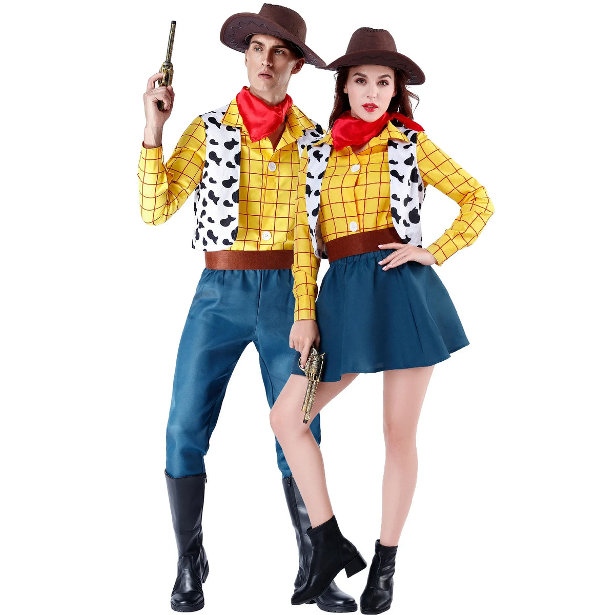 Woody Kostuum - Cowboyrok Set Dames Volwassen Versie