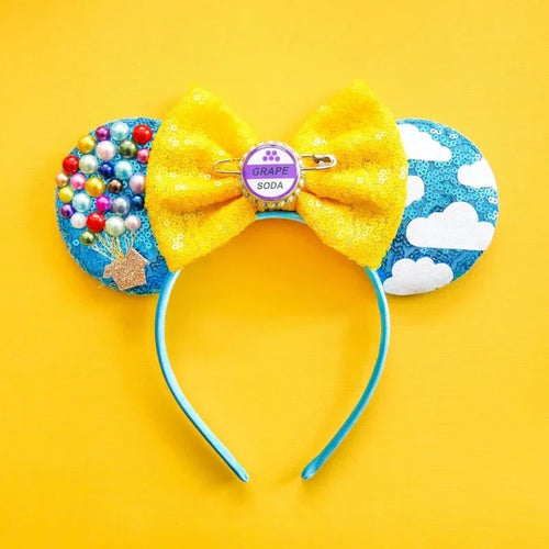 Diadema Toy Story - Siluetas de Woody y Buzz Lightyear Logo Azul