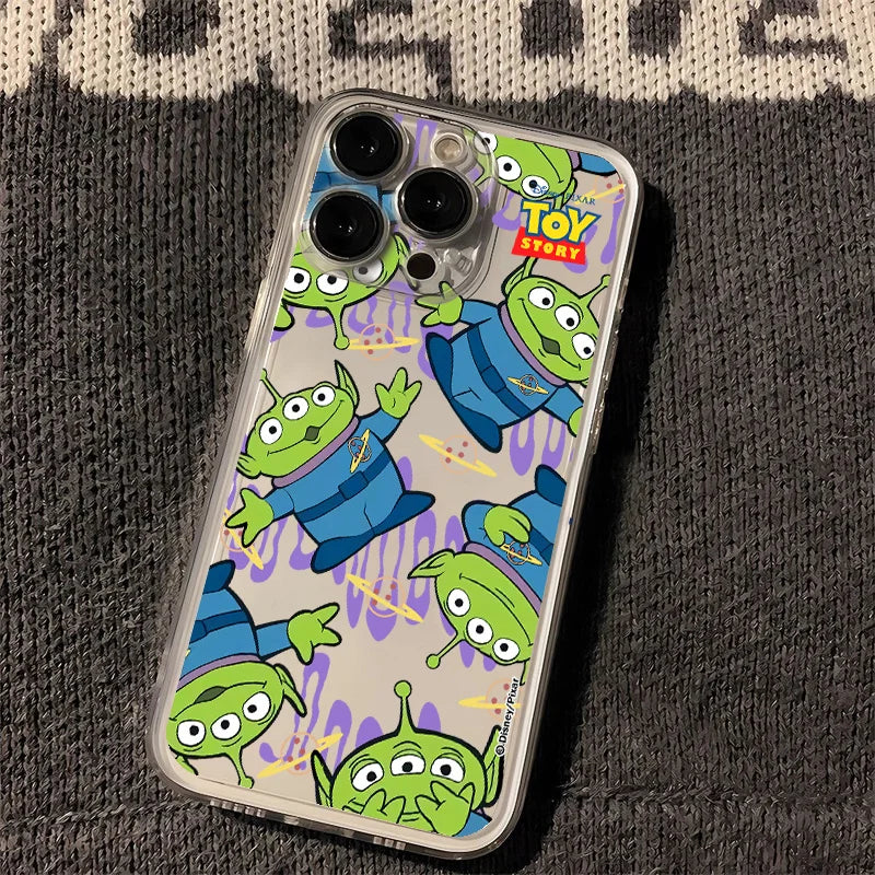 Coque de Téléphone Alien - Motif Répété Fond Graffiti Violet (Coque Xiaomi Redmi)