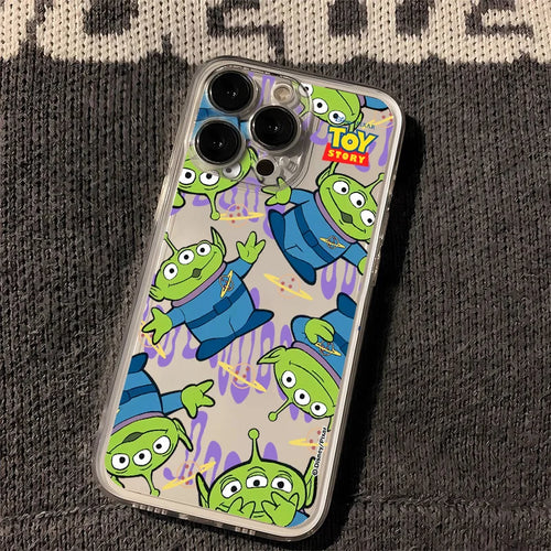 Coque de Téléphone Alien - Motif Répété Fond Graffiti Violet (Coque Xiaomi Redmi)