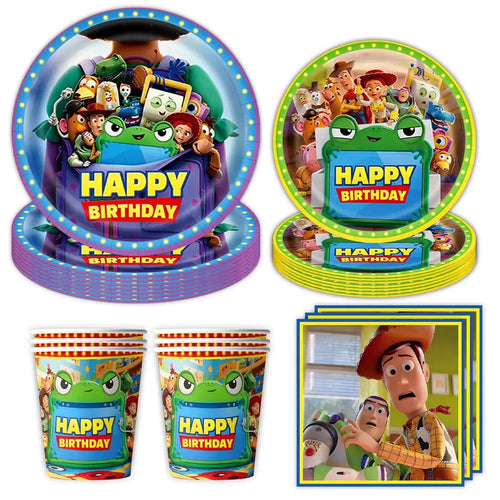 Verjaardagsdecoratiekit - 50 Stuks Multi-Character Leliepad Gefeliciteerd met je verjaardag