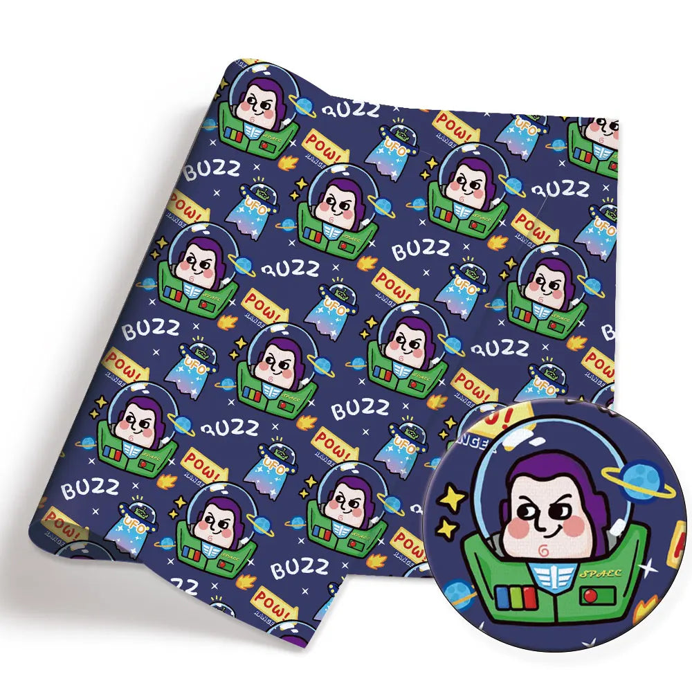 Buzz Lightyear Stoff – Patchwork Chibi-Schnittmuster 140x50cm