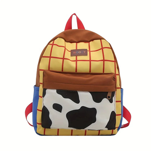 Chudy Backpack - pastelowy kolor szkoły w kolorze Cow Plet