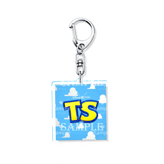 Toy Story Schlüsselanhänger – TS Logo Cloud Hintergrund