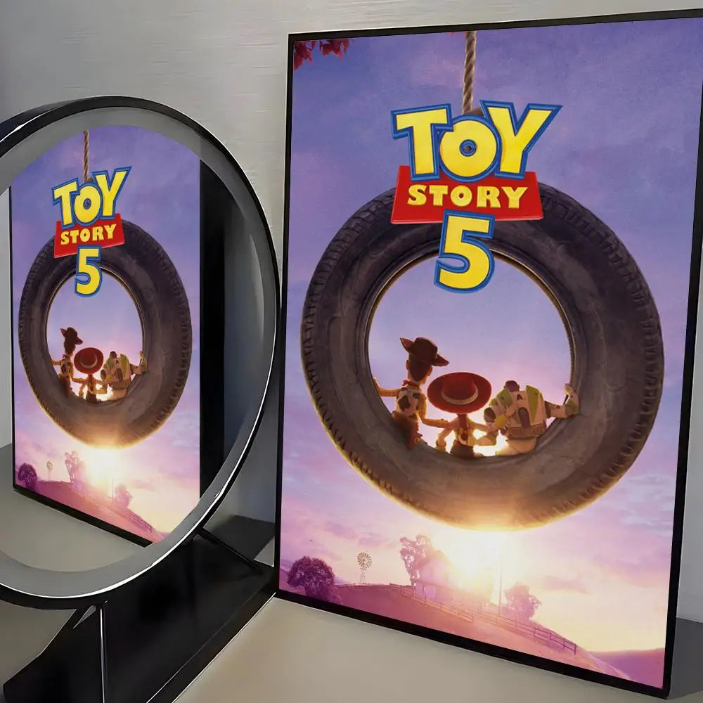 Póster Toy Story 5 - Escena del columpio de neumático
