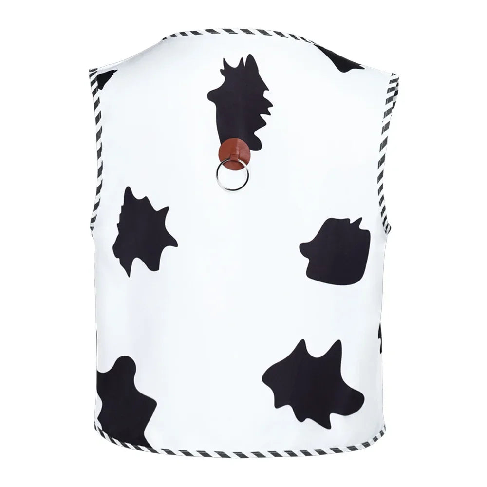Woody-Kostüm – Damen-Kuhbandana-Helmdecken-Set