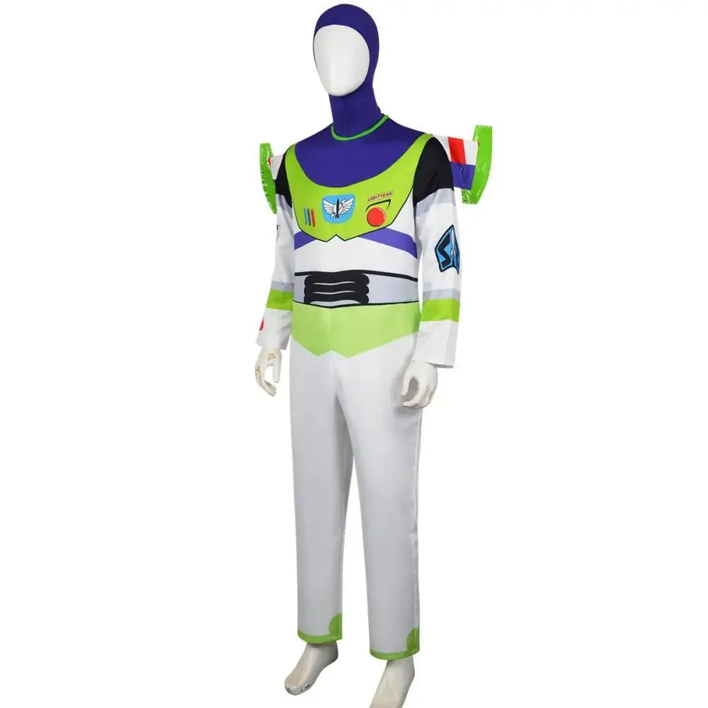 Buzz Lightyear Kostüm – Overallflügel Sturmhauben-Set Erwachsene