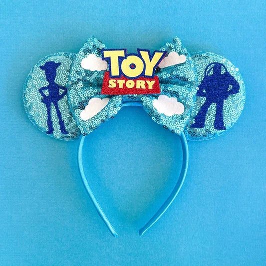 Toy Story Stirnband – Offizielles Logo Türkisfarbene Wolkenohren