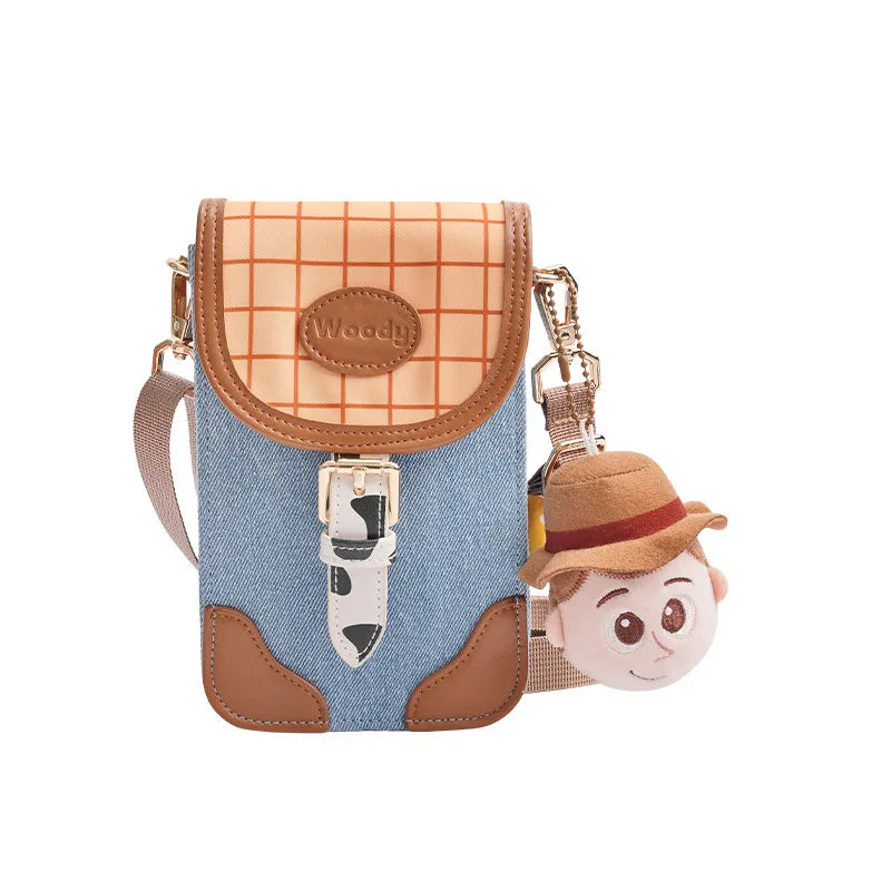 Sac Woody - Pochette Bandoulière avec Breloque Tête