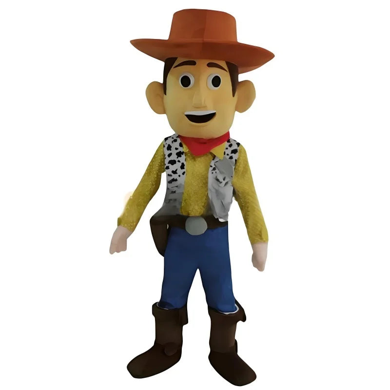 Kostium Chudy'ego – maskotka Big Head Cowboy w pełnym kostiumie