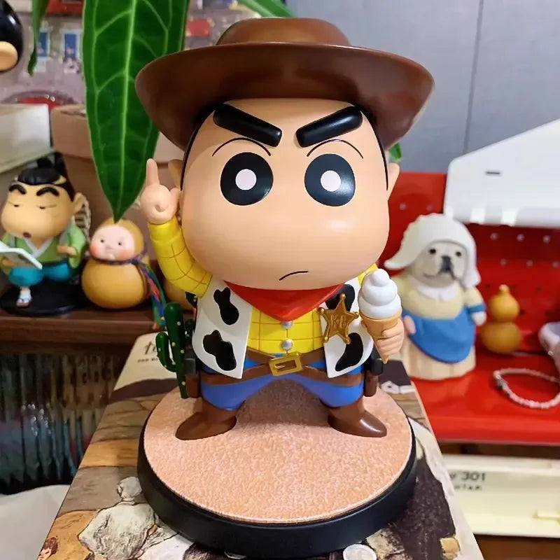 Woody Figurine - Shin Chan Cosplay Ice Cowboy Hat