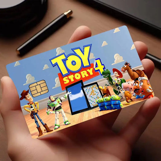 Toy Story 4 Kreditkarten-Skin – Rally mit Tablet