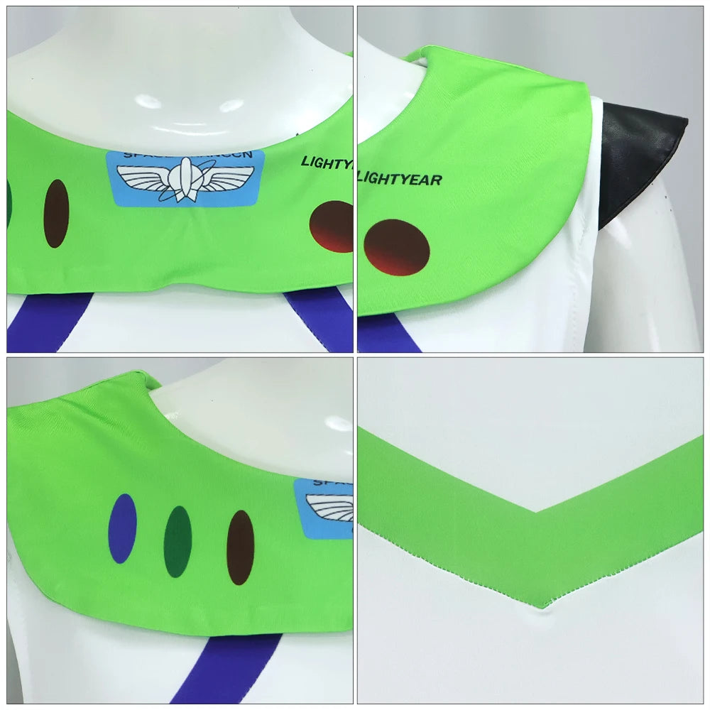 Costume Buzz Lightyear - Abito Tuta Donna Set Completo