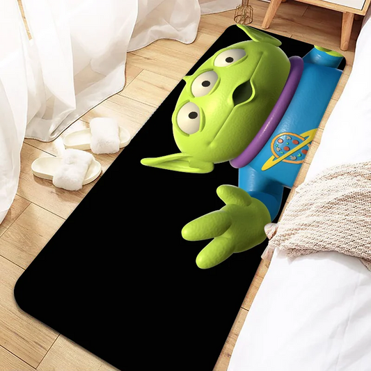 Alien Rug – Nahaufnahme schwarzer Hintergrundclip