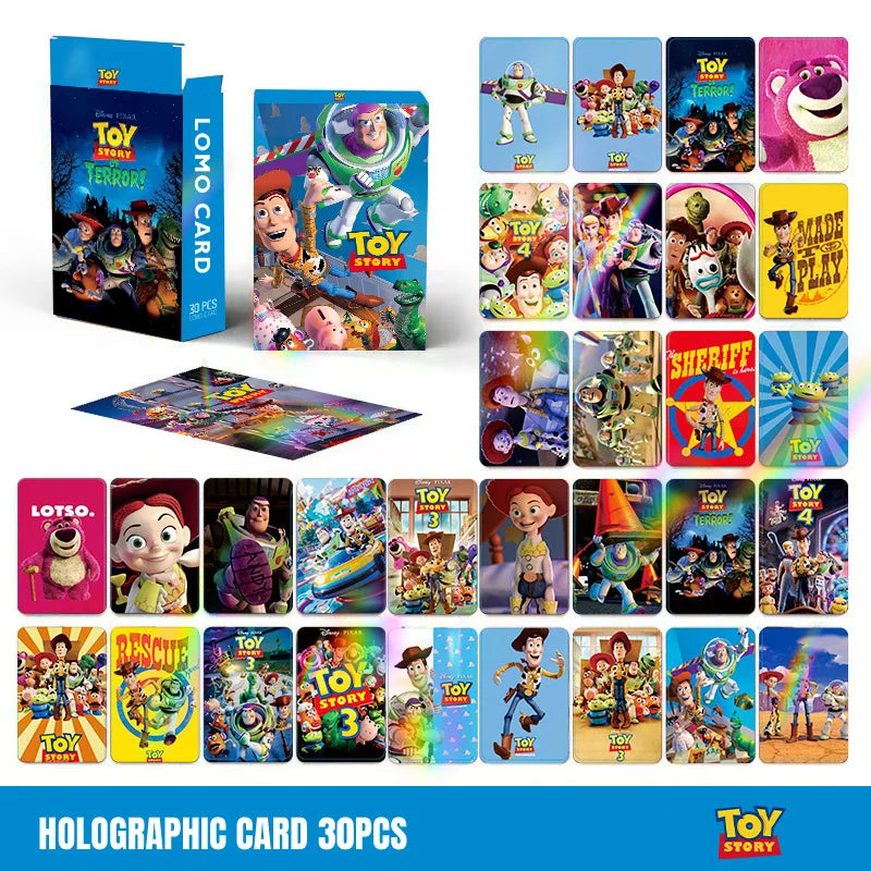 Tarjetas LOMO Toy Story - Lote 30 Tarjetas Fotográficas Doble Cara